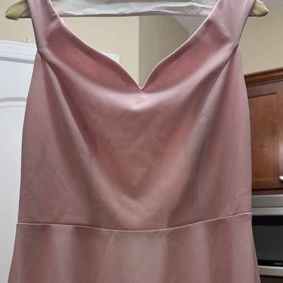 Elegant Pink Sleeveless Dress - Picture 5 of 7